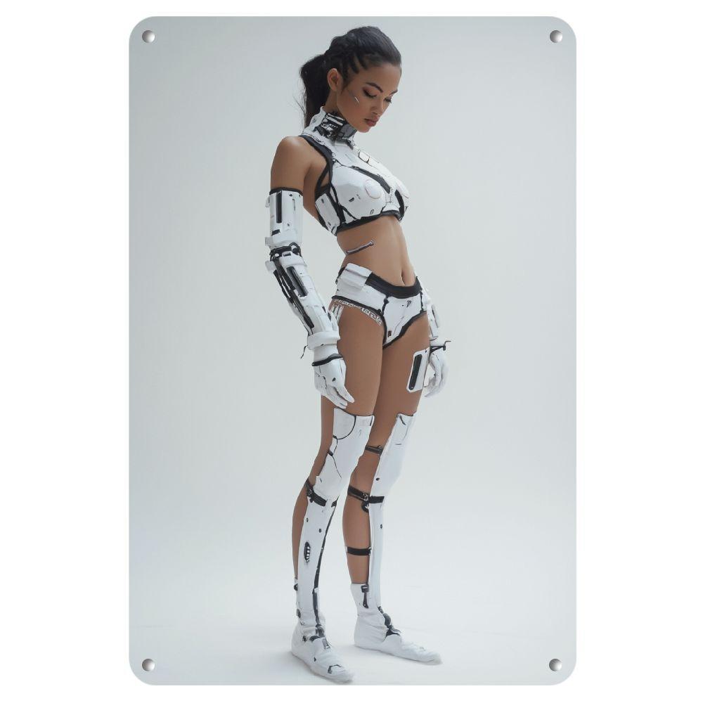Tech Office Wall Decor - Futuristic Iron Wall Art - Sleek