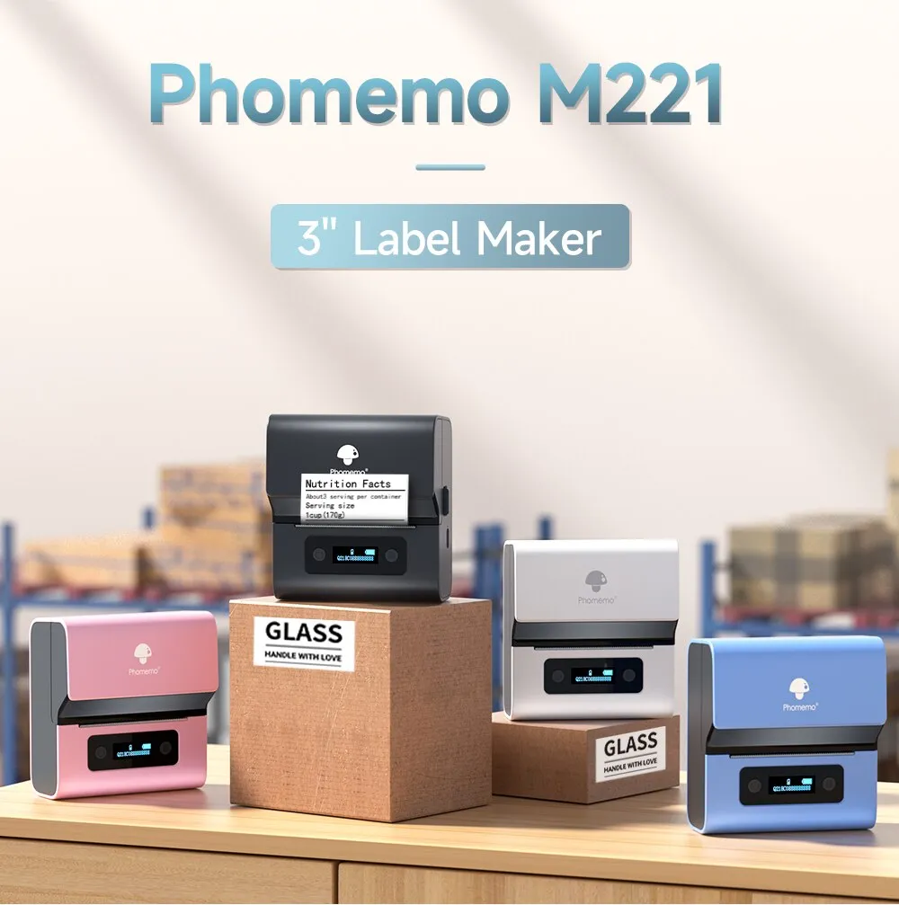 Real Phomemo M221 3inch Waterp - Label Printer Thermal review and price