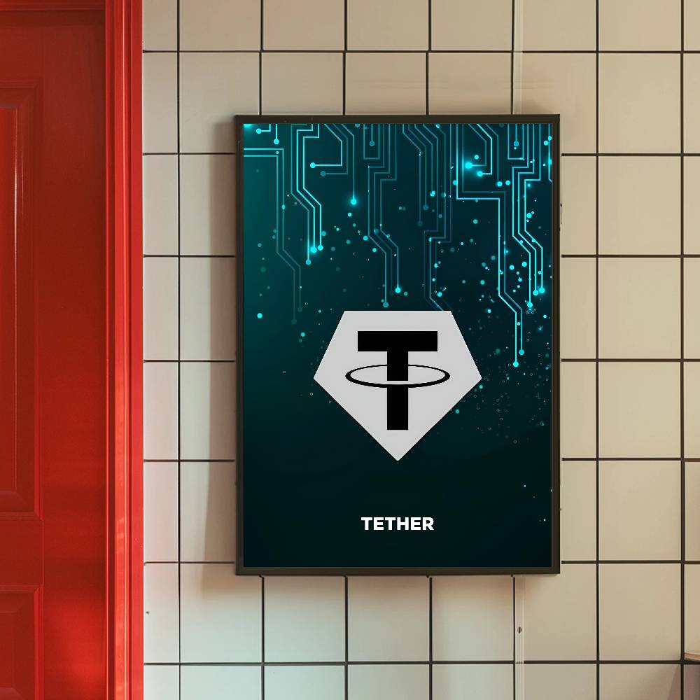Tech Circuit Crypto Symbol Pos - Tech Office Wall Decor review and price