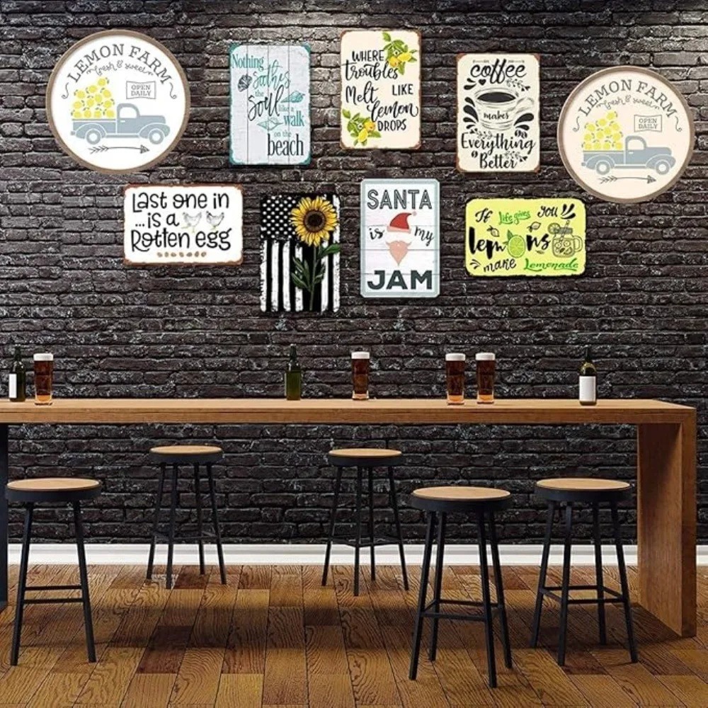 CIFBUY Retro Industrial 2D Fla - Tech Office Wall Decor review and price