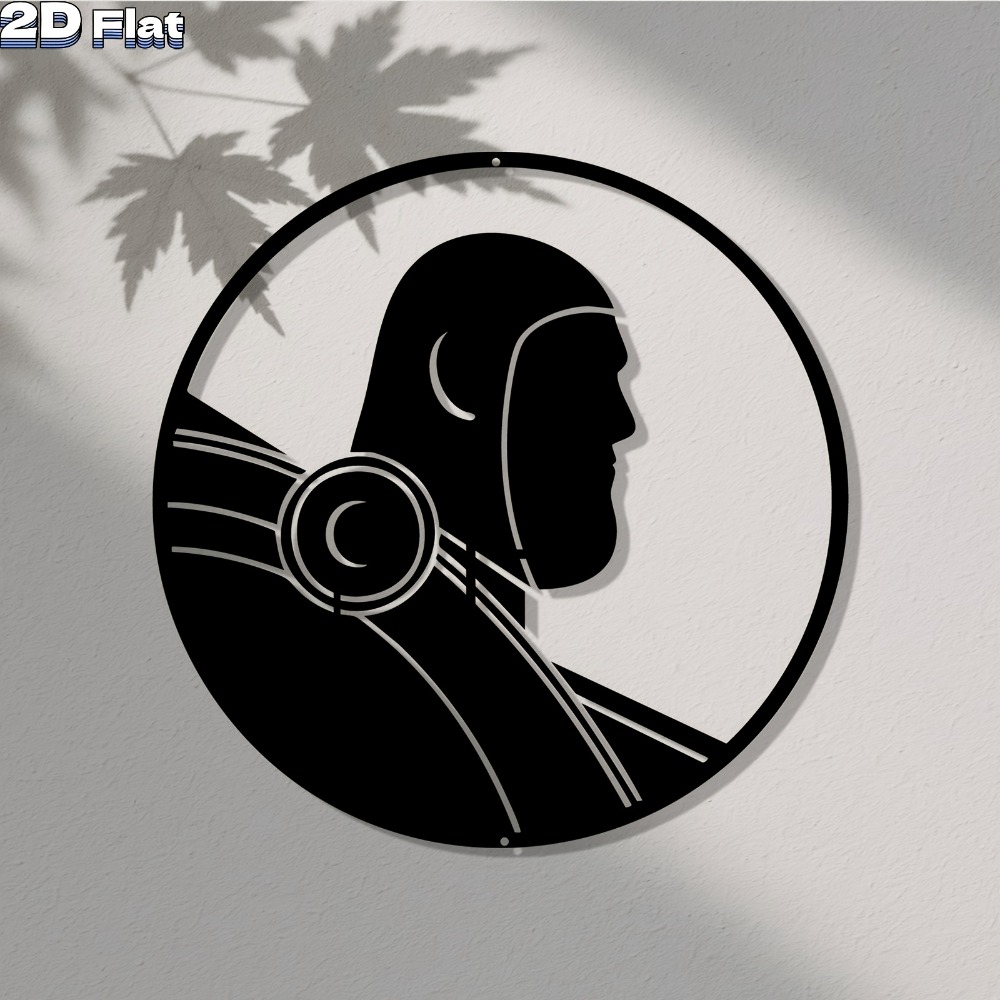 1pc Modern Robot Aluminum Plat - Tech Office Wall Decor review and price
