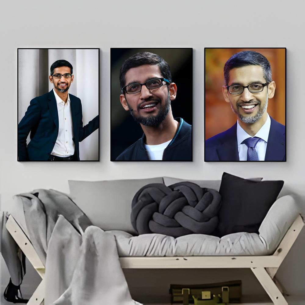 Sleek Corporate S-Sundar Picha - Tech Office Wall Decor review and price