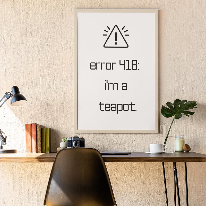 Funny Programmer Poster Error  - Office Tech Software review and price