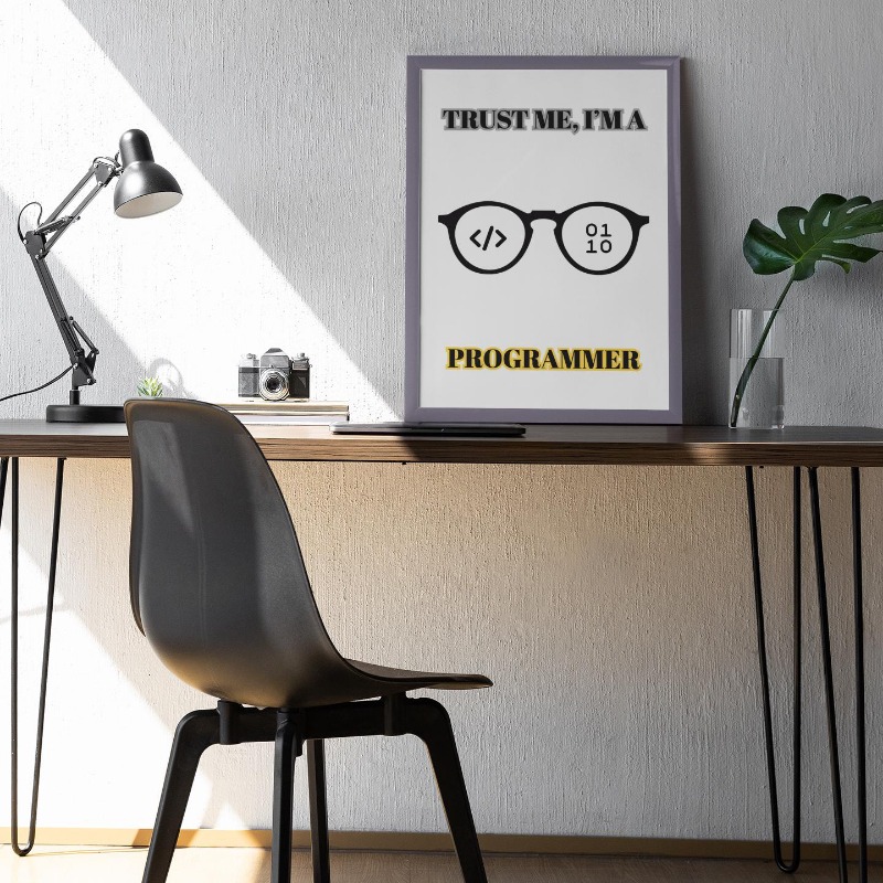 Funny Programmer Poster Error  - Office Tech Software review and price